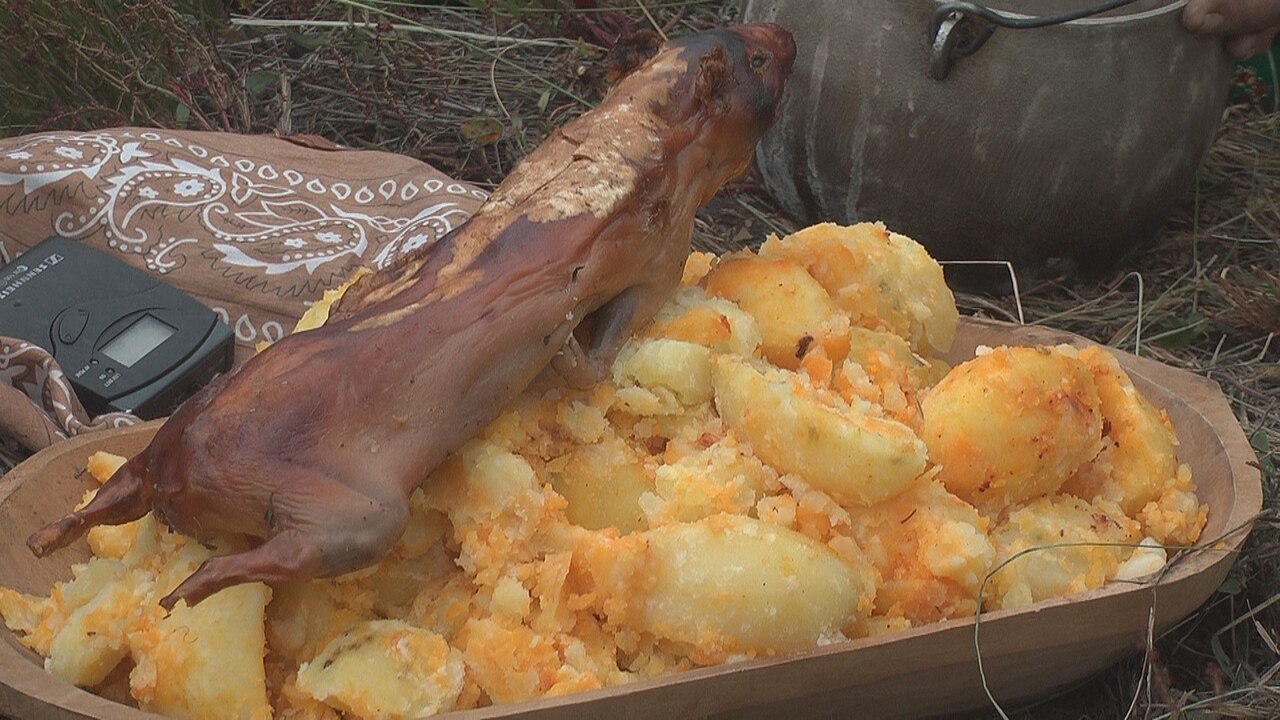 Ajiaco de cuy con papas al estilo andino